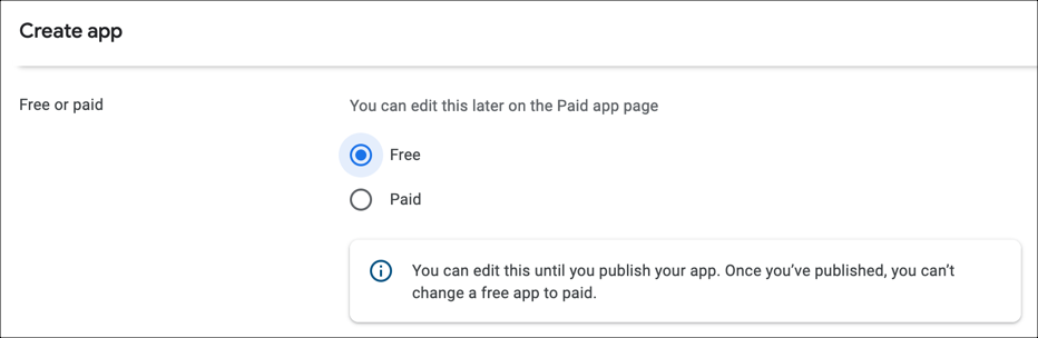 free or paid option